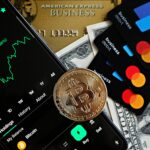 Home A dynamic image showcasing Bitcoin, credit cards, and financial apps for investment enthusiasts.